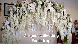DIY 10 ft Wedding Floral Decor/Photo Backdrop screenshot 2