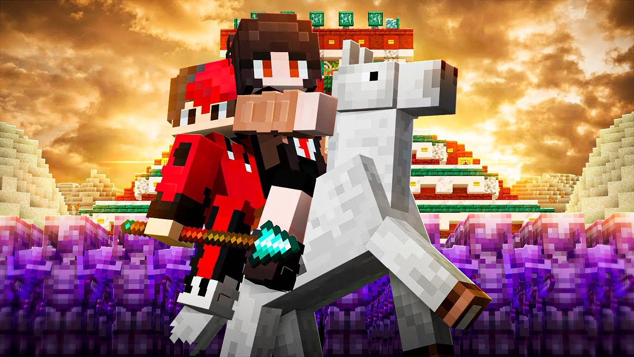EU CRIEI O MAIOR EXERCITO DO MINECRAFT