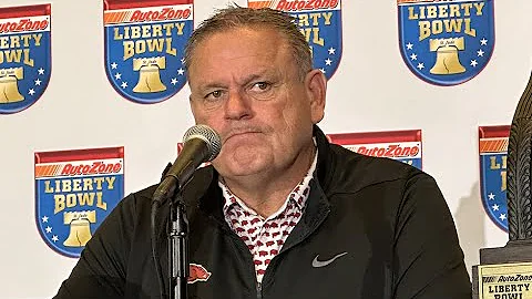 Sam Pittman Liberty Bowl Press Conference in Memphis