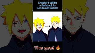 The chapter 5 will be about Boruto and Sasuke Boruto with long hair and a smile