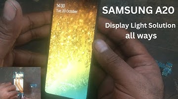 Samsung A30 / A20 Lcd Light solution | A20 Display light on sleep mode solution Easy solution 101%