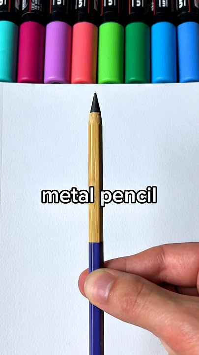 Drawing, But with a Metal Pencil… (#shorts)