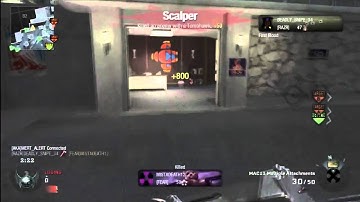 Call of Duty: Black Ops  Double tomahawk kill across the map!! Playing s&d on stadium.