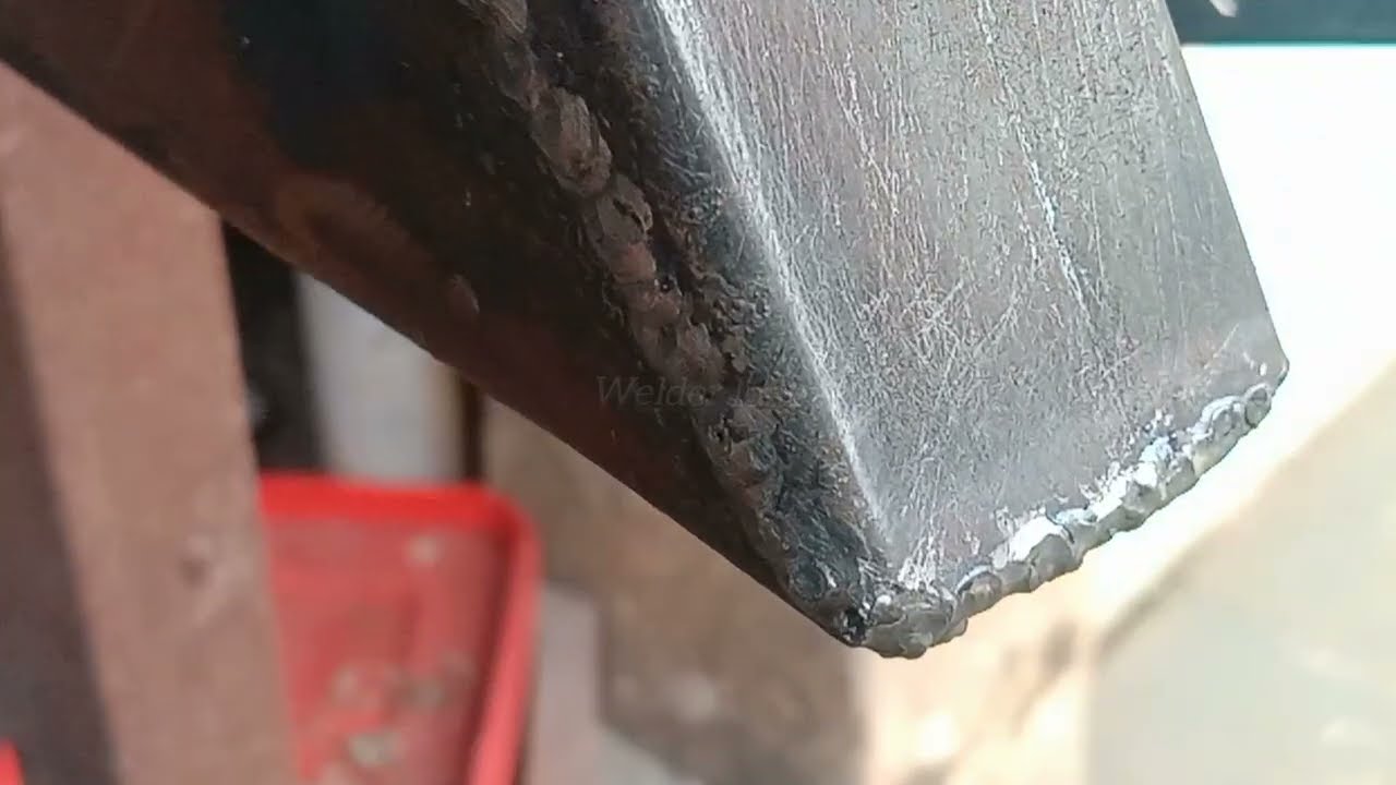 секретная техника 70-летнего сварщика, сварившего тонкий квадрат металла