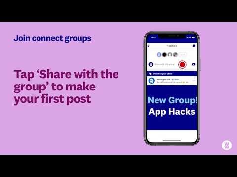 HOW TO: Join connect groups | WW UK