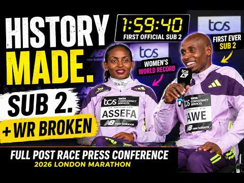 RECORD BREAKERS - Full London Marathon 2026 Post Race Press Conference