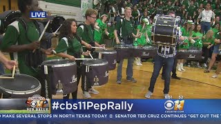 CBS 11 Pep Rally: Arlington High School Drumline