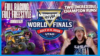THE TOP 2 DRIVERS OF THIS GENERATION! Monster Jam World Finals 25 2026 FULL EVENT Commentary