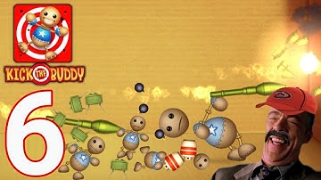 Kick the Buddy - Android Gameplay Walkthrough Part 6 - All Weapons Testing (iOS, Android)