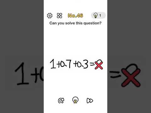 #Answetbrainoutlevel46 can you solve this question Walkthrough brain out level 46