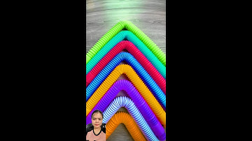 Change Color relaxing Pop tube satisfy #asmrsounds #satisfyingvideo #relaxing #creative #colors #4