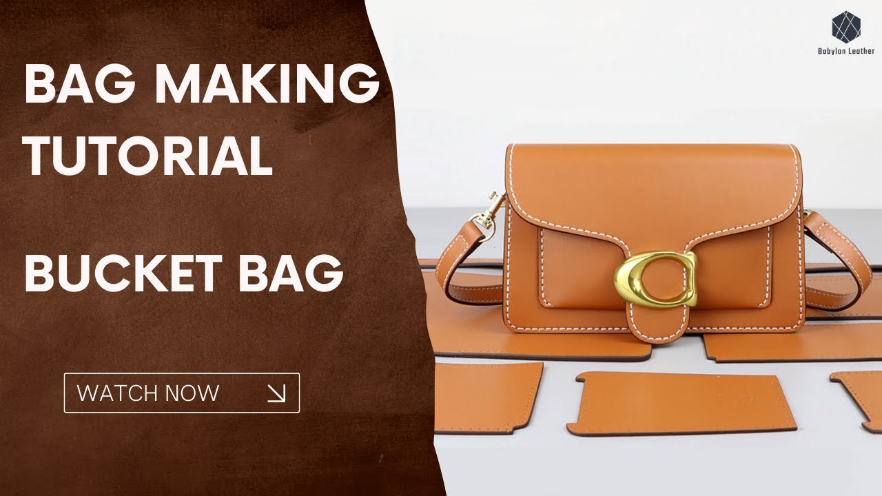 DIY Leather Shoulder Bag Anyone Can Make! | Babylon Leather Kit SY30