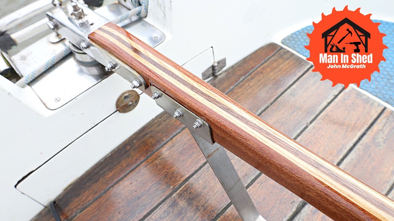 varnish sailboat tiller