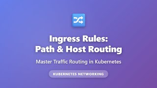Kubernetes Ingress Rules: Path & Host-Based Routing Tutorial for Beginners
