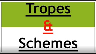 Tropes and Schemes | Tropes and Figures of Speech | Tropes and Cliches @englishlitlingacademy