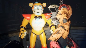 FNAF: Security Breach Ruin DLC - Glamrock Freddy Meets Prototype Freddy
