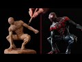 Sculpting SPIDER-MAN | Marvel&#39;s Spider-Man: [ Miles Morales ] Timelapse