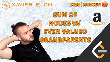 LeetCode 315 | Sum of Nodes with Even-Valued Grandparent | Solution Explained (Java + Whiteboard)
