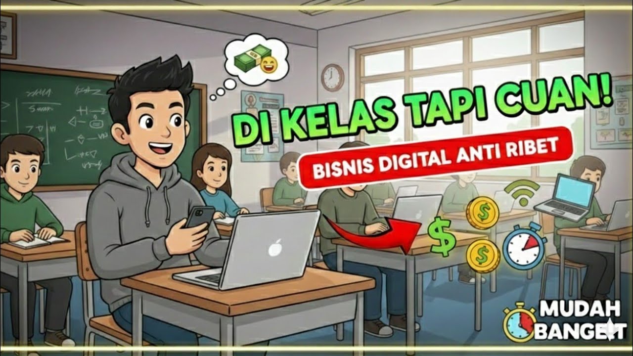 Tutorial Bisnis Digital Pelajar: Modal HP, Tanpa Ganggu Tugas Sekolah.🤑📲