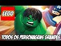 Lego Marvel Super Heroes - Todos os Personagens Grandes