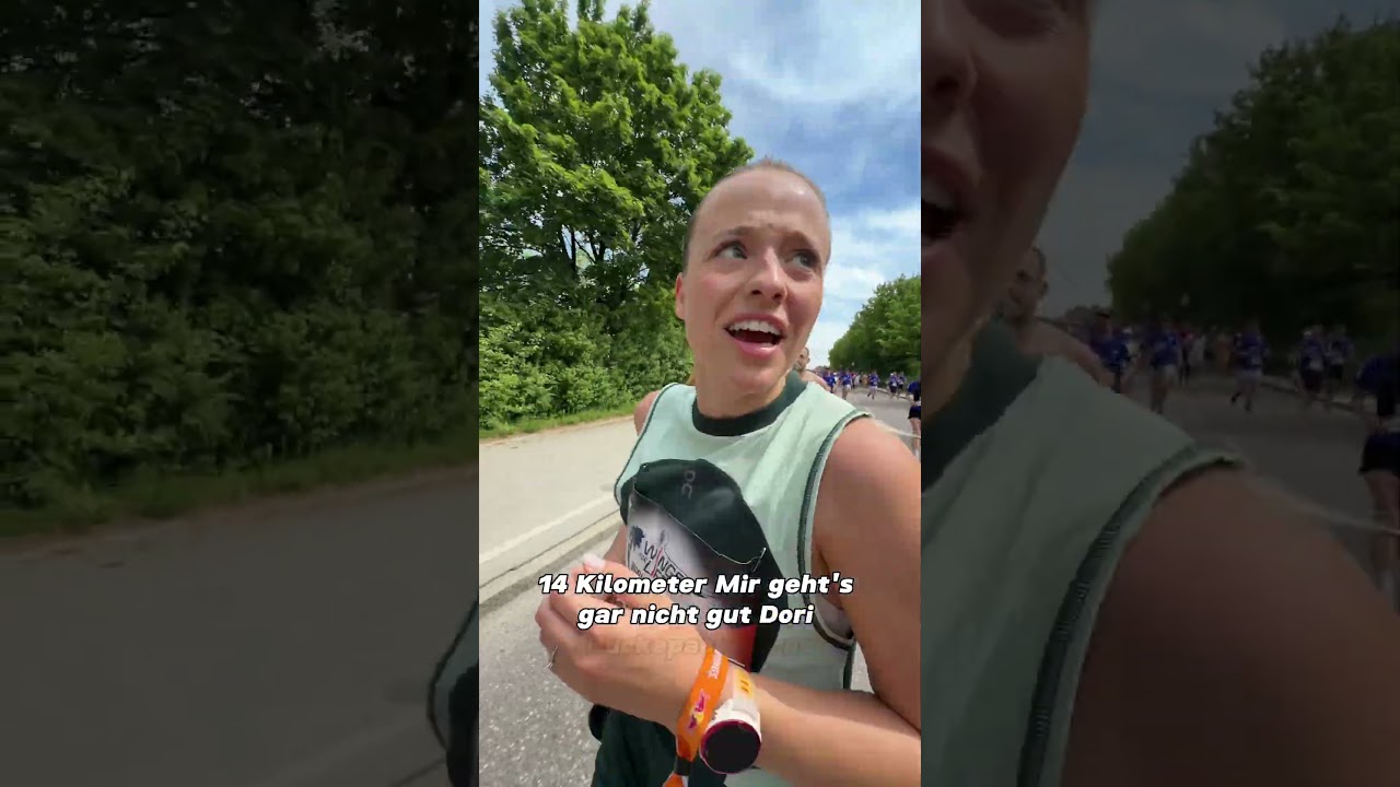 Ich laufe solange bis das Auto mich fängt. Wings for life world run