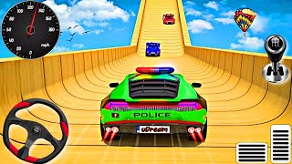 Modern Police Car Racing Stunts - Impossible Mega Ramps Car Drive Android Gameplay screenshot 1