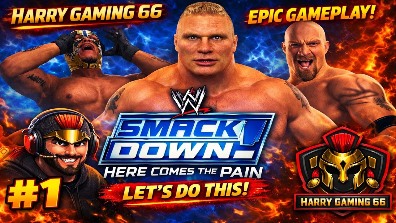 🔴WWE 2K 💣🔥 (Harry Gaming 66 )  Live Gaming❤️