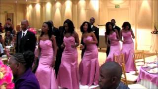 African Wedding Botswana serudi phuu marrying Robin Nelson