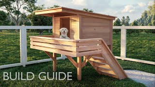 Easy DIY: Elevated Dog House Build Guide for Beginners