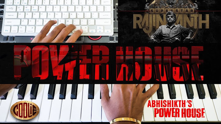 PowerHouse on Piano | Rajnikanth | Anirudh Ravichander | #Coolie