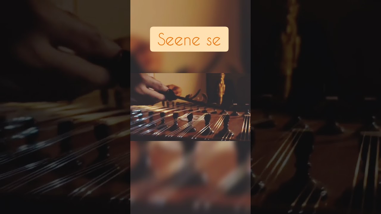 Chand chupa badal mein. 