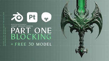 Create This Weapon in Blender 4 - Part 1 Blocking Tutorial