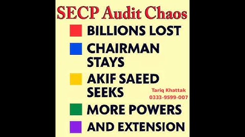 #SECP#Regulator#Tariqkhattak