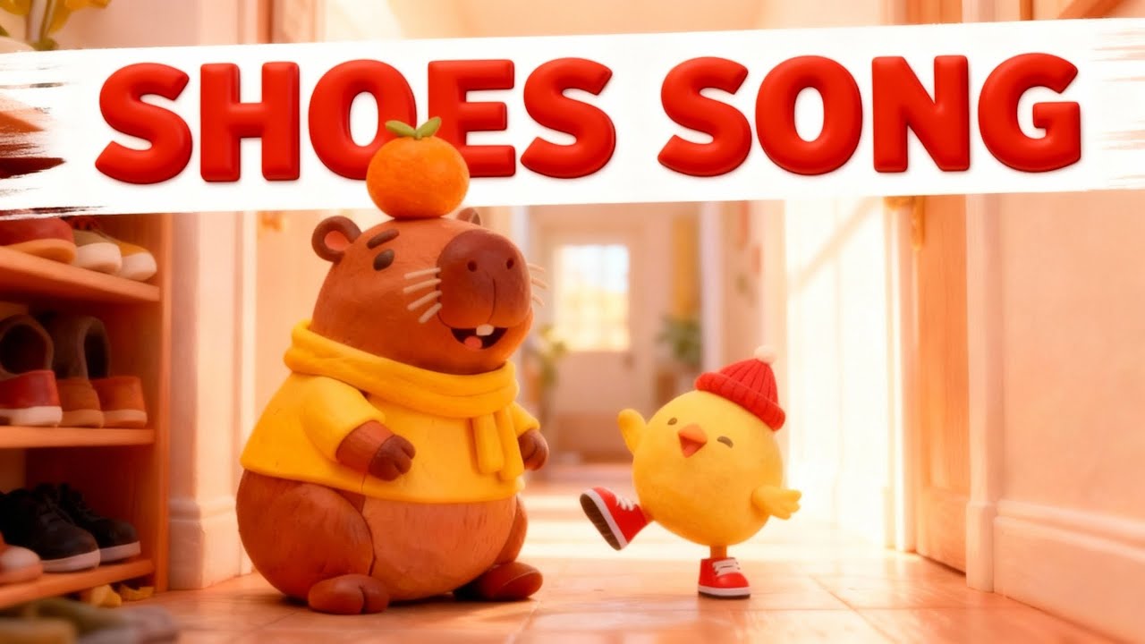 The Shoes Song 👟 Stomp Stomp! | Fun Nursery Rhyme for Kids (Left & Right)