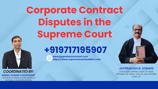 Corporate Litigation: Decoding the Corporate Jurisprudence| Advocate Jayprakash Somani 