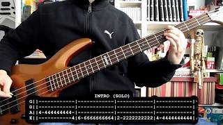 MISFITS - Saturday night (bass cover w/ Tabs) chords