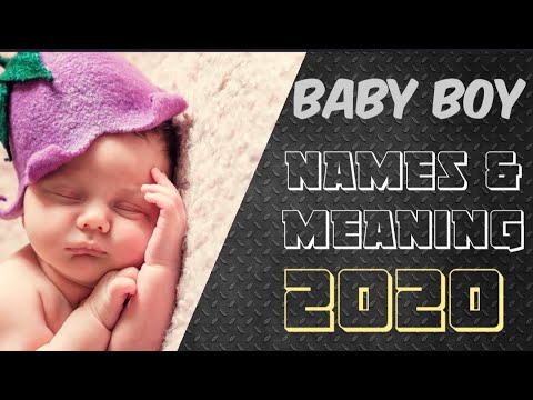 Top Modern Baby boy names 2020 2021 - YouTube