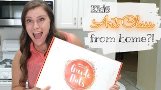 Guide dots: Kids art class at home | homeschool art | Teach your kids to draw