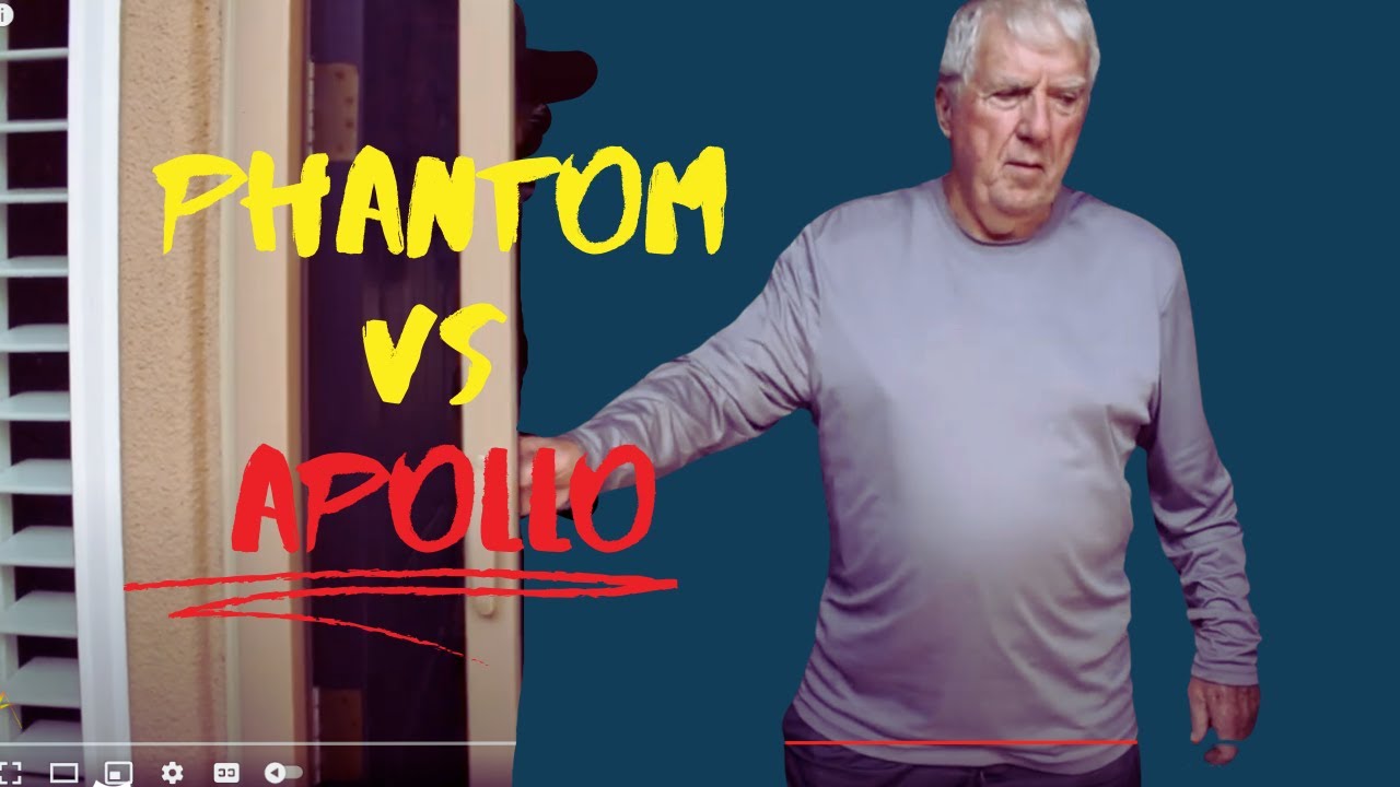 Apollo versus Phantom retractable screen compared side by side