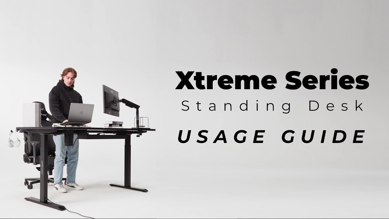 AndaSeat | Xtreme (For 1200/1400/1600 mm Desk Sizes): Usage Guide