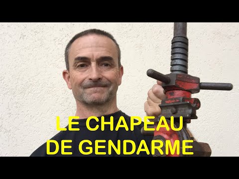 COMMENT FAIRE UN CHAPEAU DE GENDARME EN CUIVRE