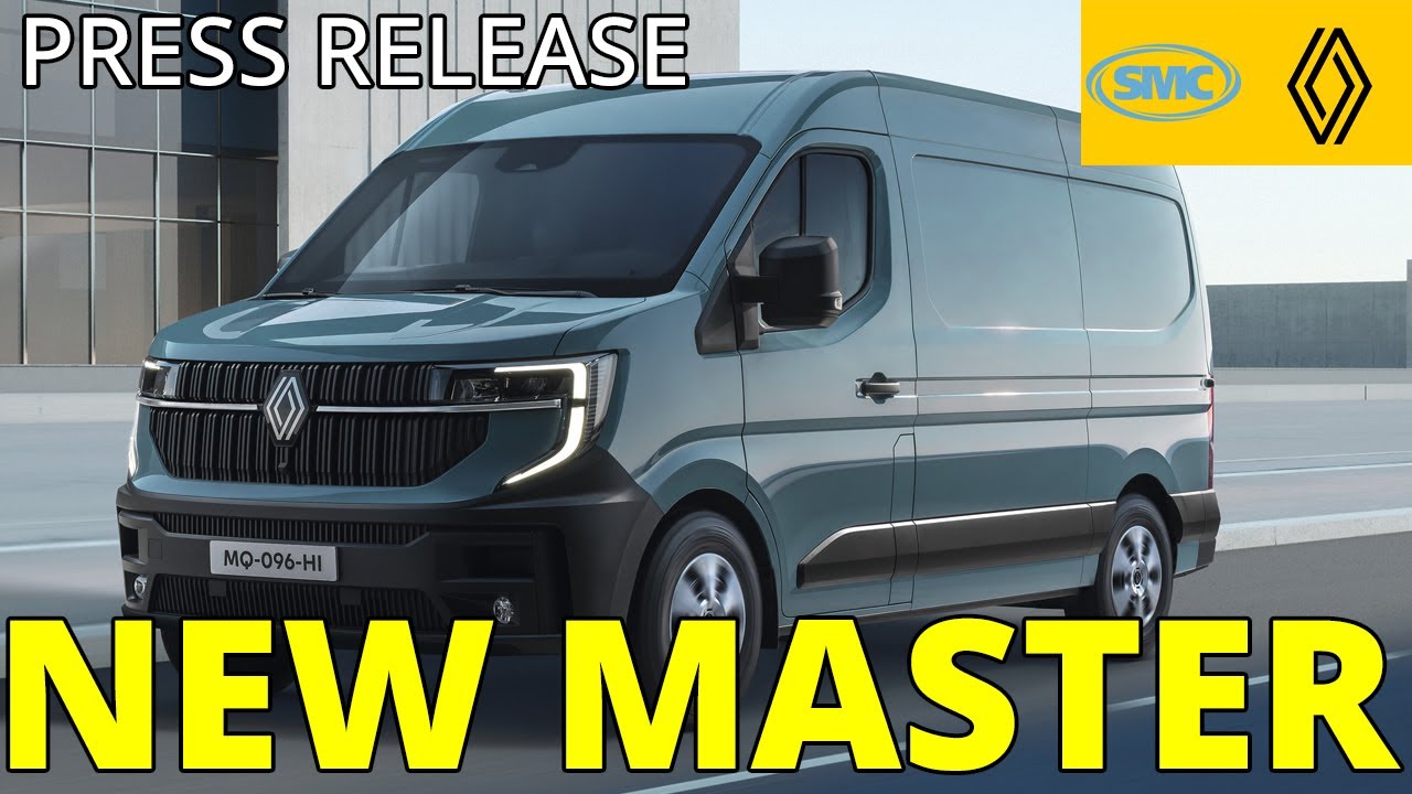 Restyled Renault Master And Trafic Get New Faces, Updated Engines