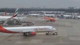 Düsseldorf - Air Belin A321 Pushback Speedup