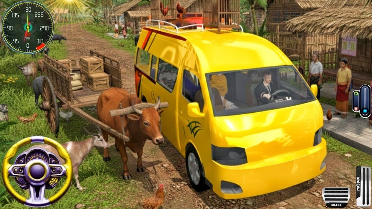 New MiniBus Simulator 2026 - Indian Offroad Van Driving 3D - Bus Game Andriod Gameplay
