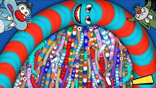 Worms Zone ko Sliter Worm Epic Snake Game Sinchan Team Oggy Game screenshot 4