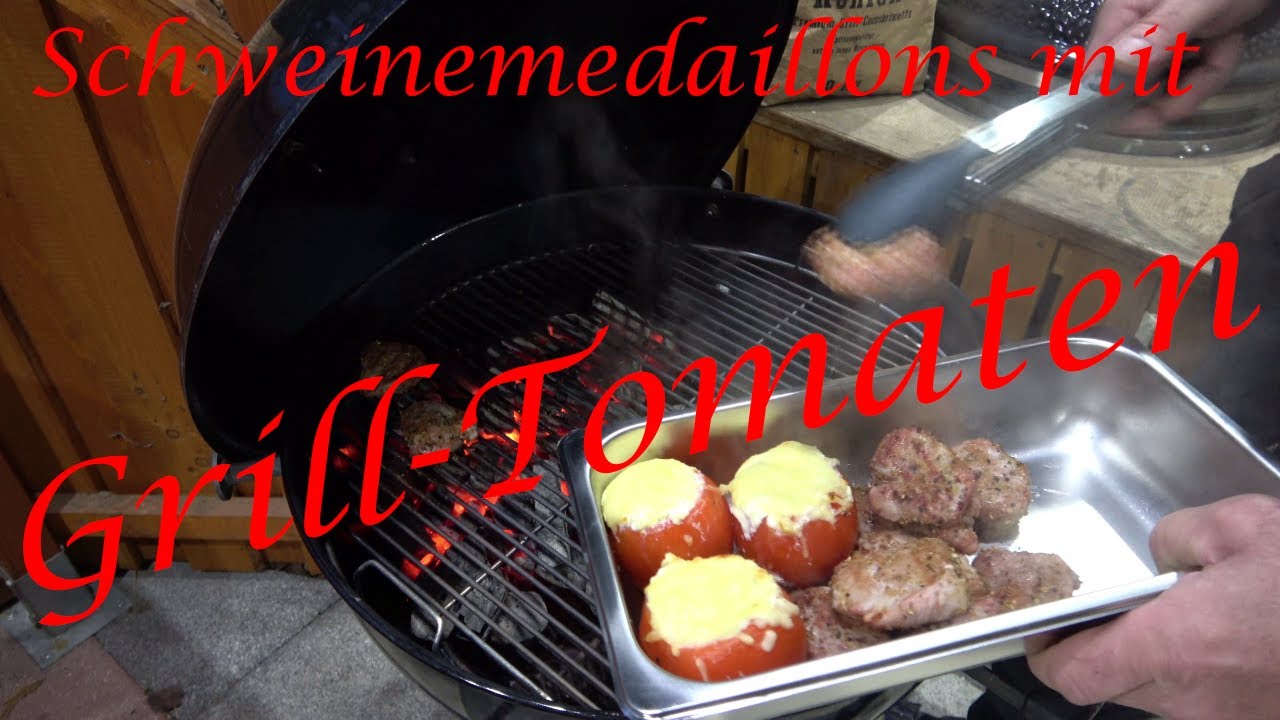 Schweinemedaillons mit Grill-Tomaten - Der Grilljunky 529 - YouTube