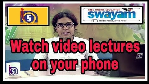 Nios D El Ed Swayam registration and video lectures
