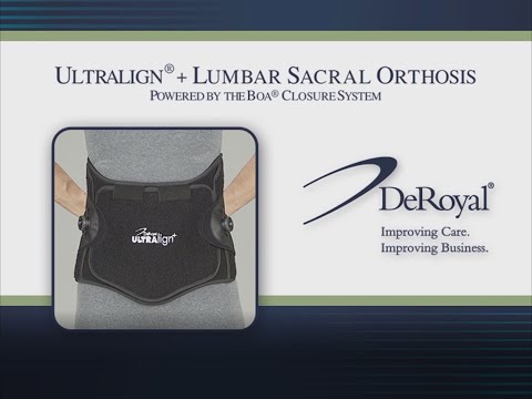 DeRoyal Lumbar Sacral Back Braces