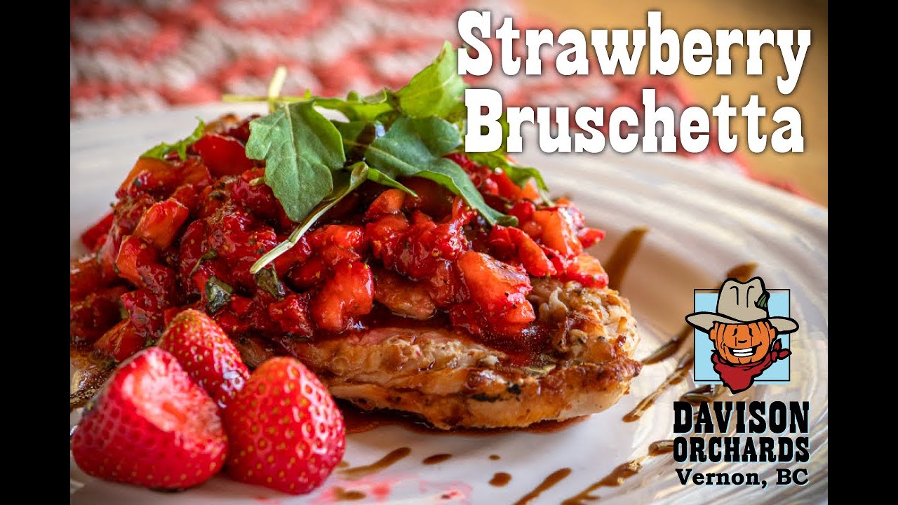 Family Recipes: Strawberry Bruschetta - YouTube