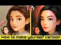 How to cartoon yourself on mobile  toonme tutorial 2021